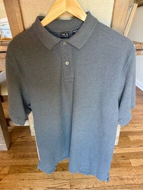 Jos. A. Bank Men's Charcoal Pique Polo